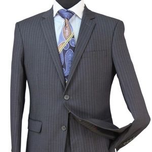 LZU18ST- WOOL BLEND! REGULAR FIT, 2PC SUIT